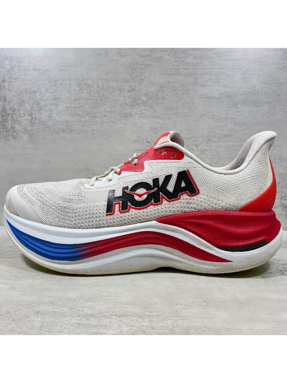 Hoka One One Skyward X Running Shoes - Men's Size 13 - White Red